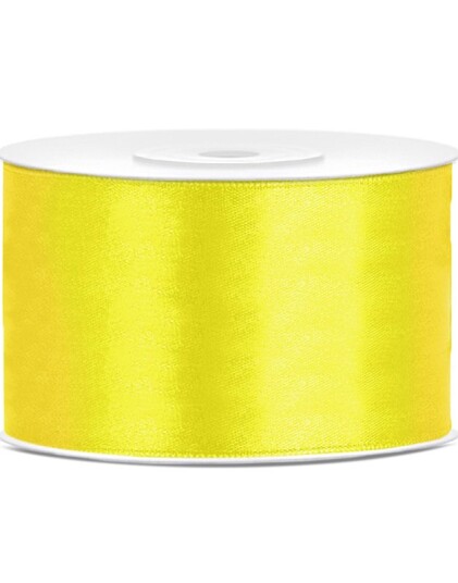 Partydeco GULT Silkebånd 25 meter x 38 mm