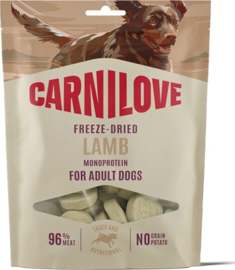 Carnilove Dog Freeze Dried Snack Sparepakke kalkun 2 x 60 g