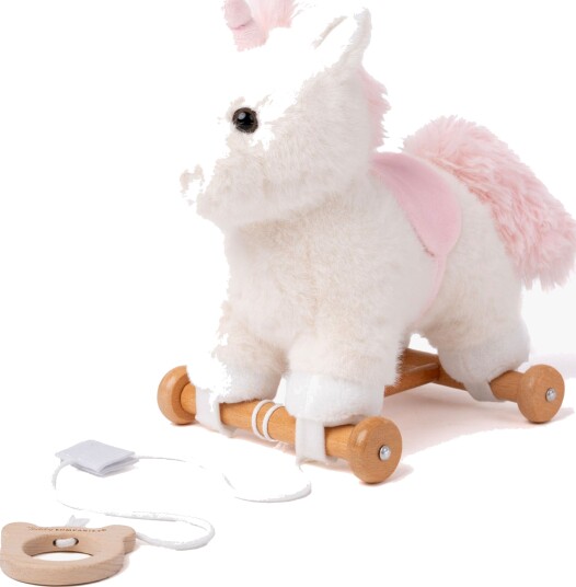Teddykompaniet Dragdjur Enhörning White 30 cm Teddykompaniet Dragdjur Enhörning White 30 cm