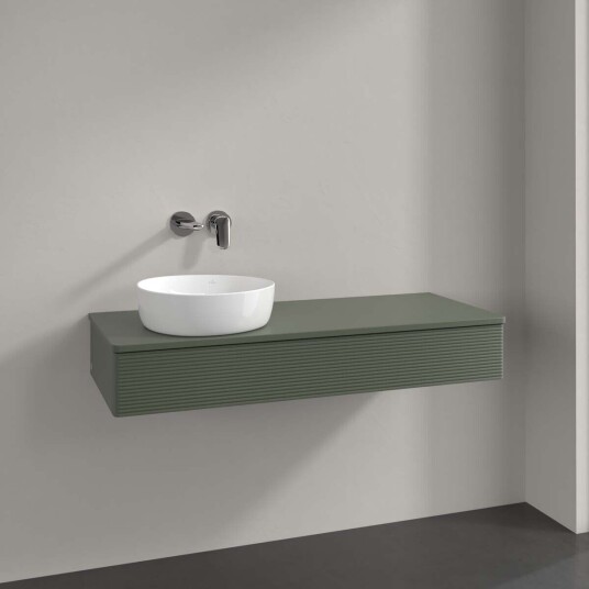 Villeroy & Boch  Antao Servantskap med 1 skuff 120x50x19 cm m/lys Grønn Matt