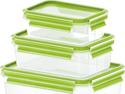 Emsa 515585 Boks Rektangulær Gjennomsiktig Termoplastisk Elastomer Tpe Tyskland 167 Mm