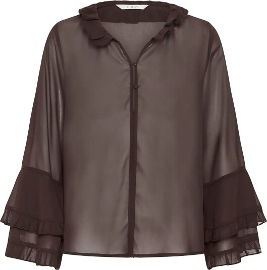 Cream Crflouncy Blouse   JAVA   42