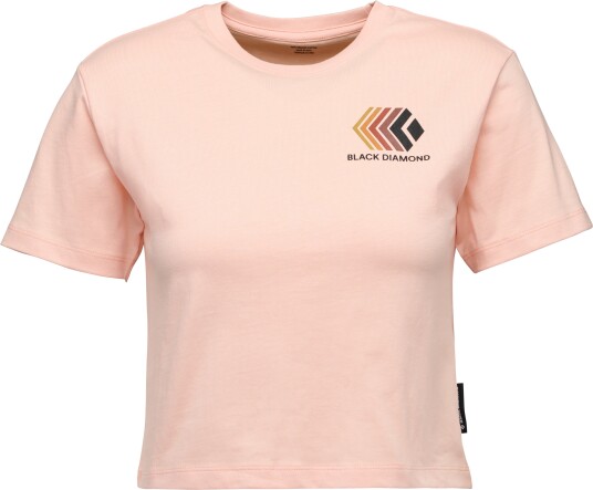 Black Diamond Women"s Faded Crop Ss Tee Alpine Sunrise M Black Diamond Women"s Faded Crop Ss Tee Alpine Sunrise M