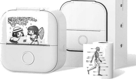 Drukarka Etykiet Phomemo Phomemo T02 Drukarka Termiczna Bluetooth Do Zdjec Naklejek Notatek Etykiet / Bialy Drukarka Etykiet Phomemo Phomemo T02 Drukarka Termiczna Bluetooth Do Zdjec Naklejek Notatek Etykiet / Bialy