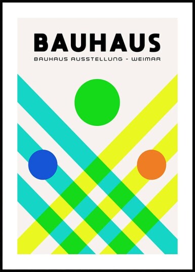 Bauhaus Color Plakat Plakat / 21x30cm