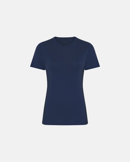 Dovre Women T skjorte 100% ull navy Dovre Women T skjorte 100% ull navy