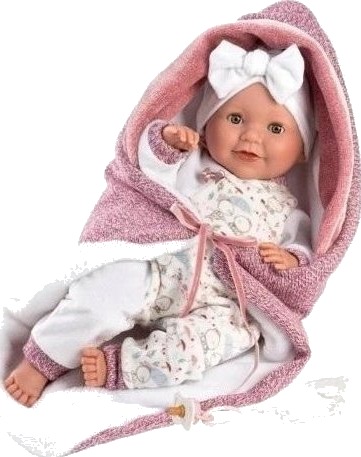 Llorens 17440 Dukke Baby Heidi 42 Cm Søt Bamse