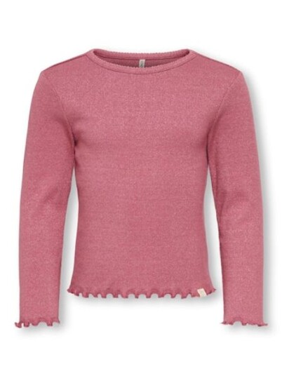 Kids Only Trinny Lurex glittertrøye til barn rose wine 92 Kids Only Trinny Lurex glittertrøye til barn rose wine 92
