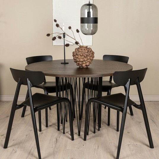 Furniture/Fashion Spisegruppe furniture/fashion Stone med 4 Ursholmen Stoler GR23034