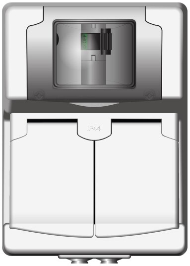 Norwesco Stikkontakt 470504 Halogenfri, 230 v, 10 A Hvit