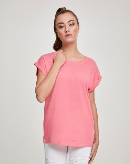Urban Classics Women's Thirt med ekstra skuldre Pink
