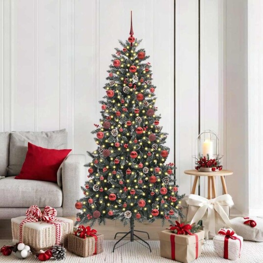  Kunstig juletre grønn 99 x 99 x 180 cm PVC og plast og stål