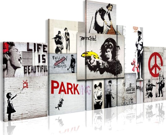 Bilde Street Crimes Banksy Art 200x100 Artgeist sp. z o. o.
