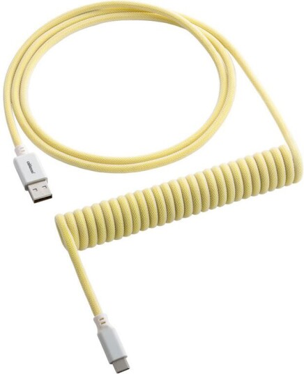 Cablemod Classic Coiled Cable - Lemon Ice 1.5m Usb-c