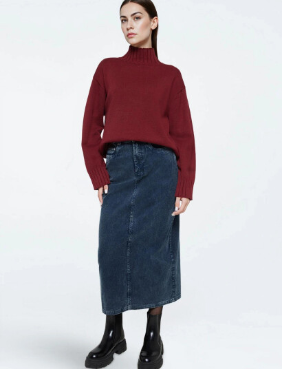 Minimum Darcys 3448 Turtleneck   Burgundy   XS