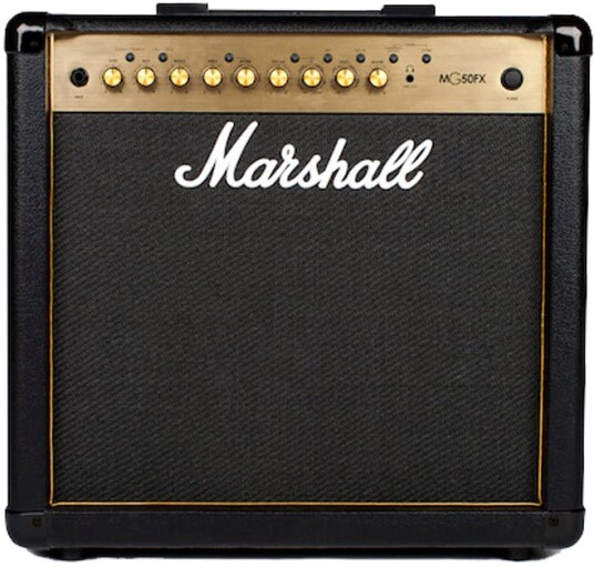 Marshall Mg50gfx Svart Og Gull Marshall Mg50gfx Svart Og Gull