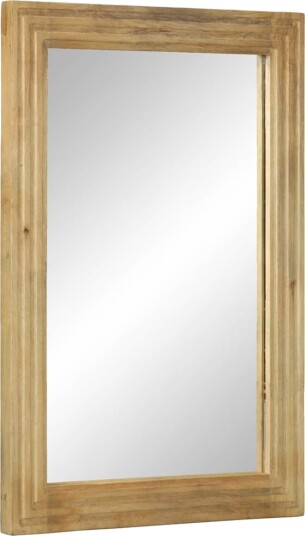 Vidaxl Baderomsspeil brun 50x70x2,5 cm heltre mango 4017751
