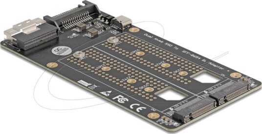 Delock Sff-8654 8I&Gt 2X M.2 Key M Nvme Ssd-Omformer (64295)