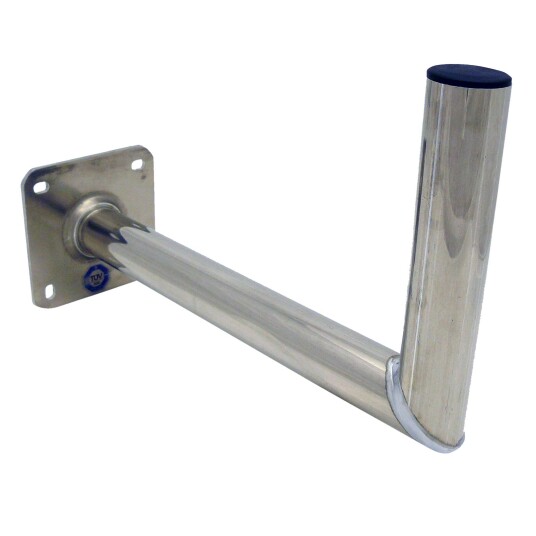 TELEVES Bracket L-type Aluminium 450 mm från wall, Ø=50 mm