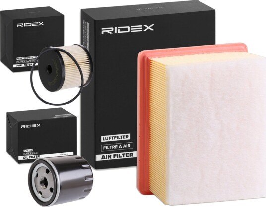 Filtersett RIDEX 4055F7611
