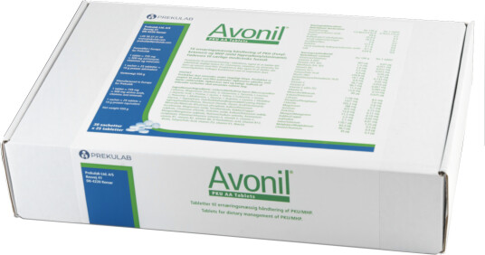 Avonil PKU AA tabletter 750 stk