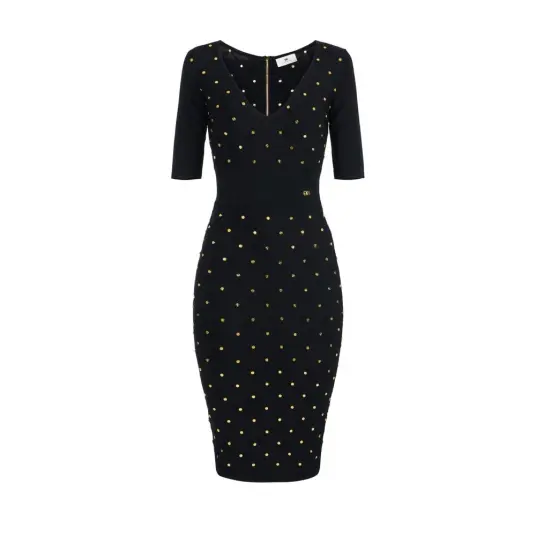 Elisabetta Franchi Dame Kjoler Svart M, Elisabetta Franchi Dame Kjoler Svart M,