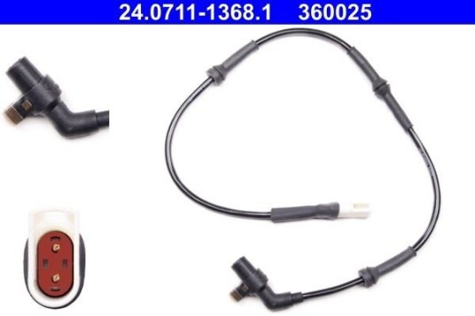 Sensor, ABS ATE 24.0711-1368.1
