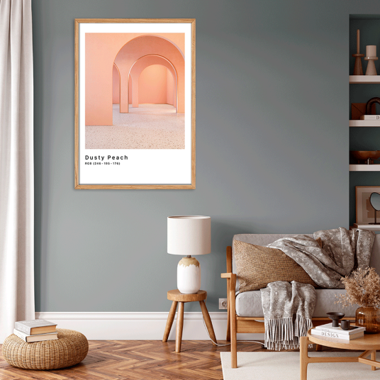 RGB Dusty Peach av Plakatwerket