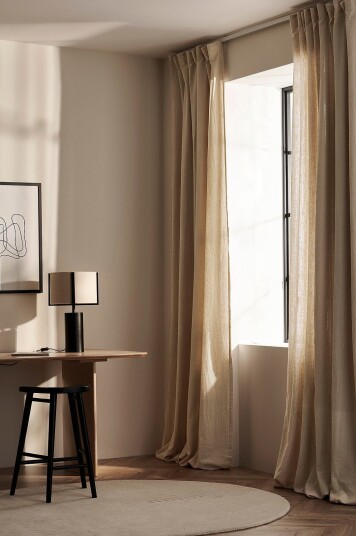 Ellos Home Leggbåndslengde Beata 2 pk Beige