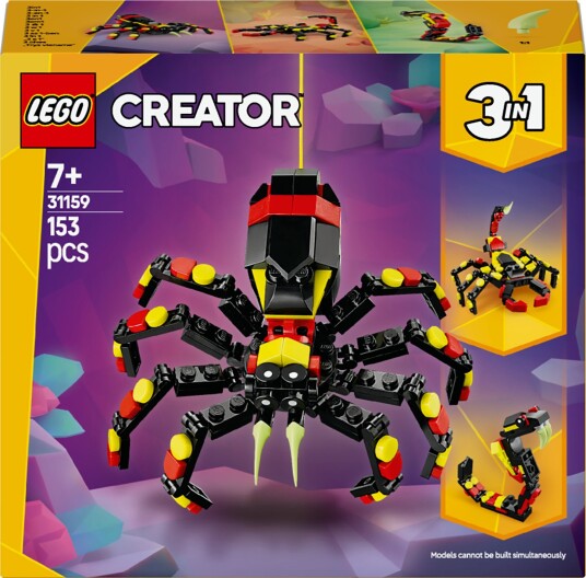 LEGO Creator 31159 Ville dyr: Overraskende edderkopp LEGO Creator 31159 Ville dyr: Overraskende edderkopp