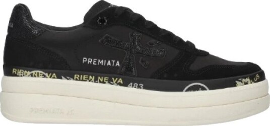 Premiata, Dame, Sko, Svart, 35 EU,