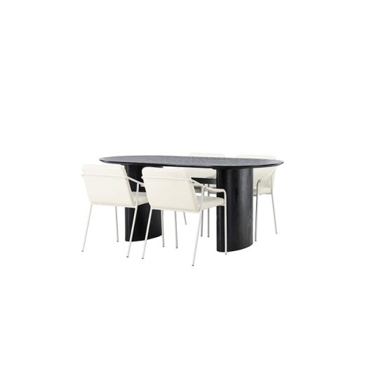 Venture Home Spisegruppe Venture Home Isolde med 4 stk Tvist Stoler GR23614
