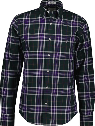 Gant Reg Poplin Check Shirt Purple S