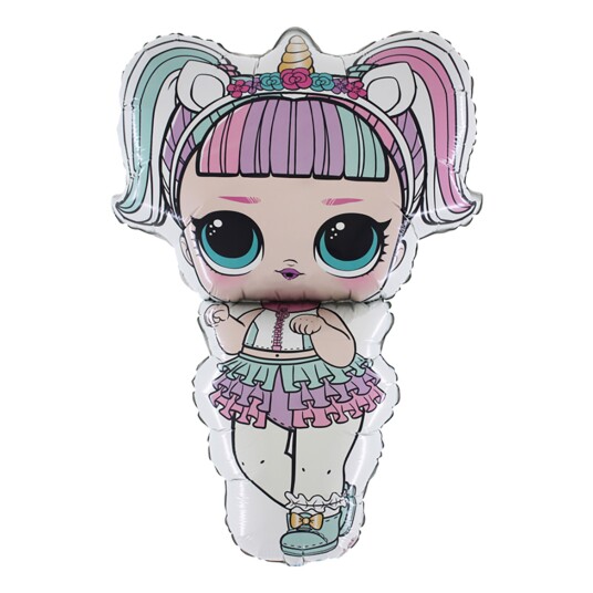 Ballongkungen AB Folieballong LOL Surprise Unicorn Shape  86 cm