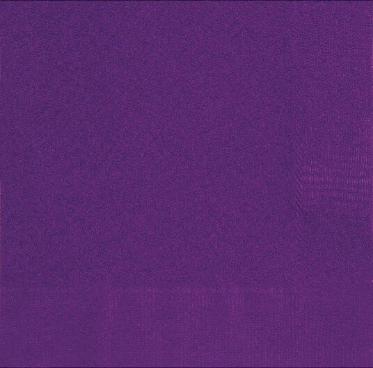 Unique 50 stk Mørk Lilla Servietter 33x33 cm 80622