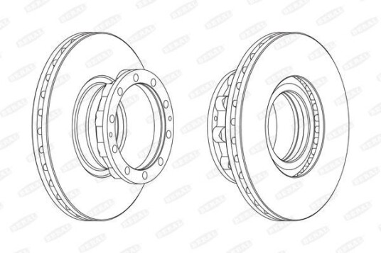 Bremseskive BERAL BCR272A Bremseskive BERAL BCR272A