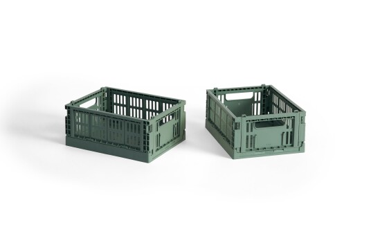 Hay Colour Crate Mini Oppbevaring 2 pk Sage Green Hay Colour Crate Mini Oppbevaring 2 pk Sage Green