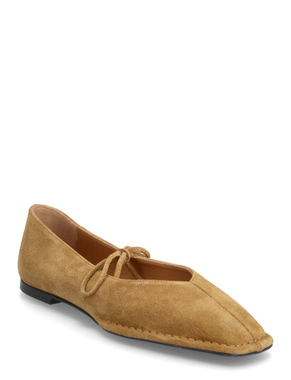 Alohas Sway Suede Tan Leather Ballet Flats Brown 40 Alohas Sway Suede Tan Leather Ballet Flats Brown 40