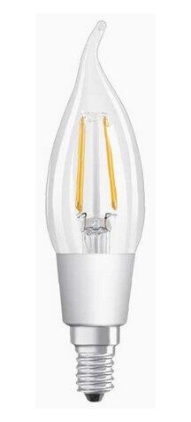 Osram LED Mignon böjd topp CL BA E14 GLOWdim 4,5W (40W)