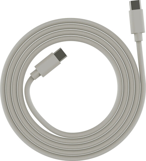 Palette USB C til USB C kabel 240 W Sandhamn beige 2 m Palette USB C til USB C kabel 240 W Sandhamn beige 2 m
