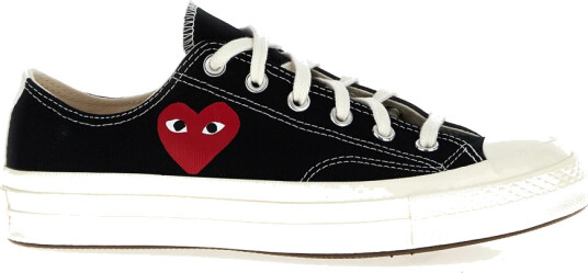 Comme des Garçons Play Dame Sko Svart 41 1/2 EU,