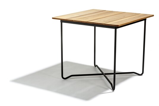 Skargaarden Grinda spisebord Teak/svart 85 x 85 cm Svart Skargaarden Grinda spisebord Teak/svart 85 x 85 cm Svart