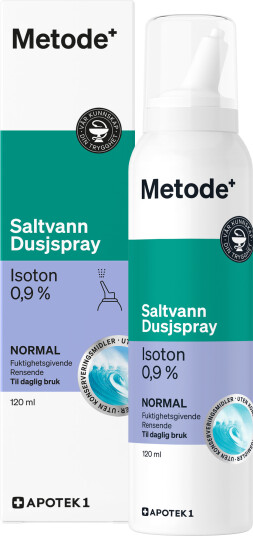 Metode isoton saltvannsdusj 0,9% 120 ml