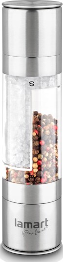 Lamart LT7014 krydderikvern Salt- og pepperkvern - Rustfritt stål, Transparent Lamart LT7014 krydderikvern Salt- og pepperkvern - Rustfritt stål, Transparent