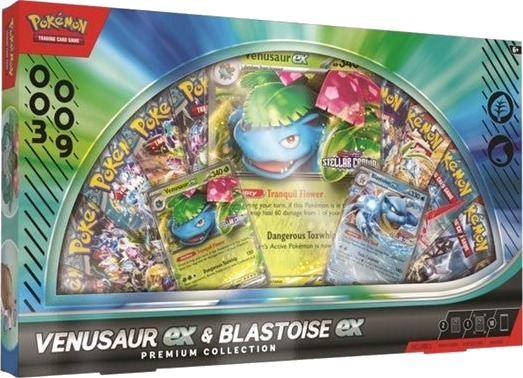 Pokemon Ex Prem Coll Blastoise Venusaur Pokemon Ex Prem Coll Blastoise Venusaur