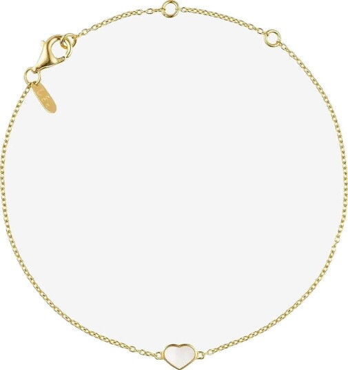 Design Letters Pearl Little Big Love Bracelet Gold Plated GOLD L20 cm