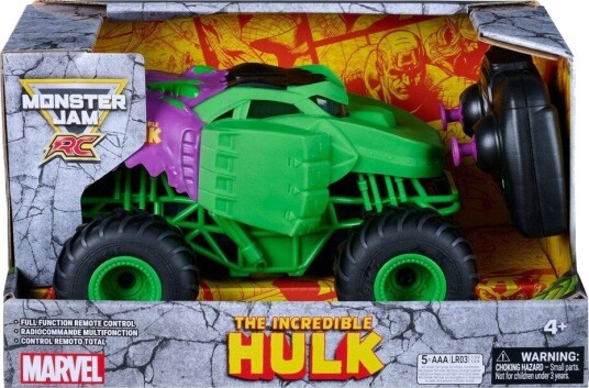 Monster Jam RC 1:24 Hulk Grønn Fjernstyrt Monstertruck Monster Jam RC 1:24 Hulk Grønn Fjernstyrt Monstertruck
