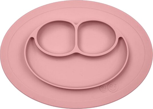 EZPZ Happy Mini Mat Dækkeserviet + Plate in One Rose