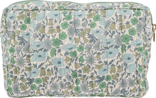 Bon Dep Pouch Small MW Liberty Poppy And Daisy Teal Bon Dep Pouch Small MW Liberty Poppy And Daisy Teal