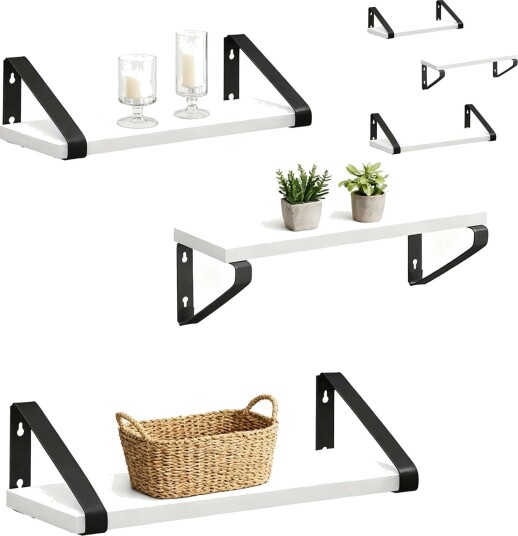 Vegghyller – 3 størrelser for planter bøker dekor